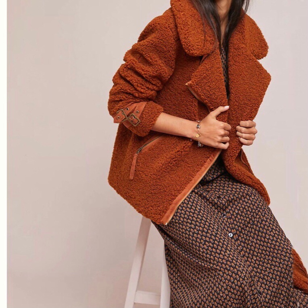 Anthropologie Marrakech Sherpa Jacket Sz M